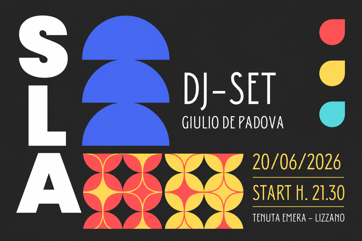SLA DJ-SET CON GIULIO DE PADOVA